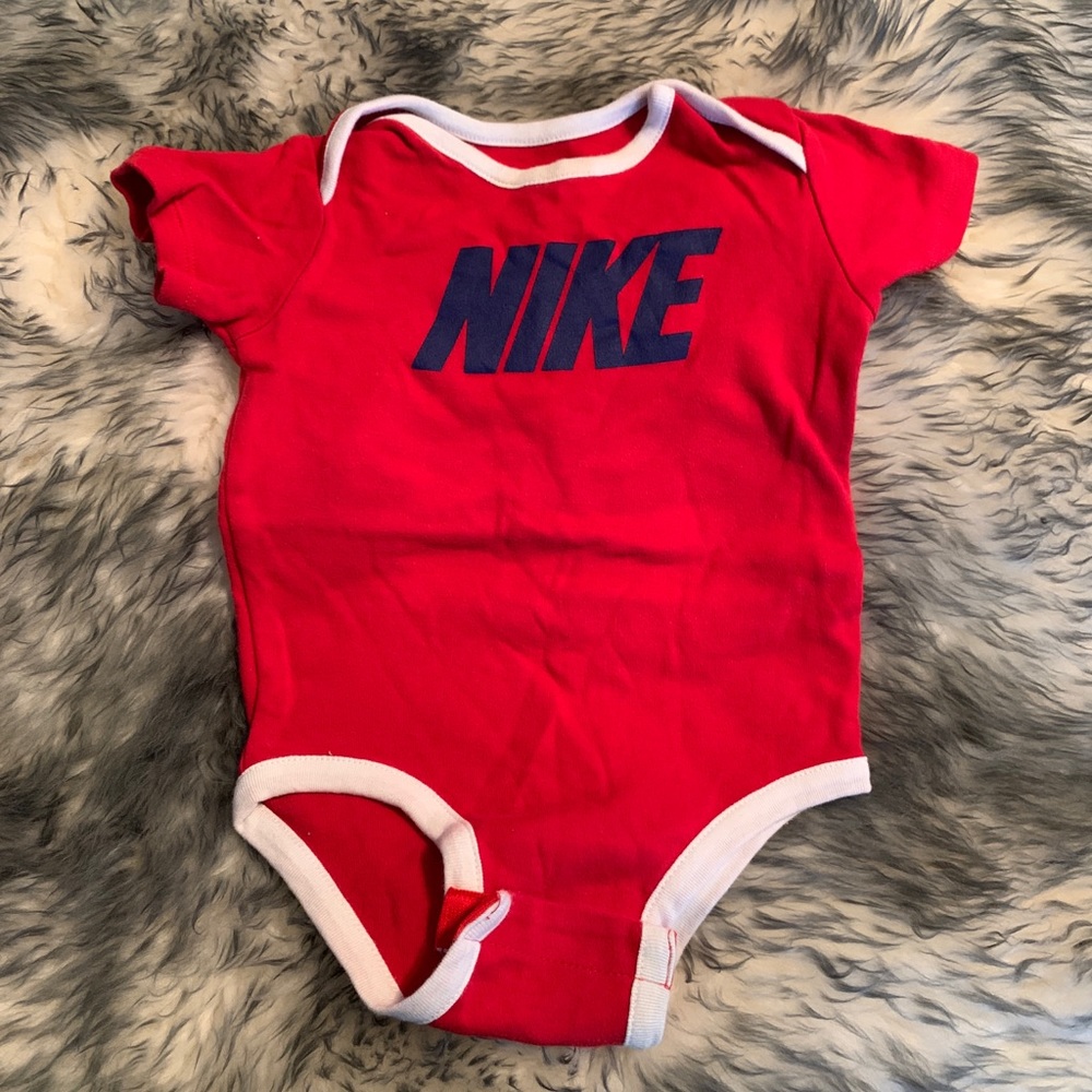 Red Nike Onesie